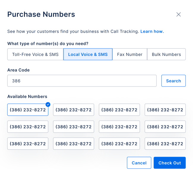 Local Numbers